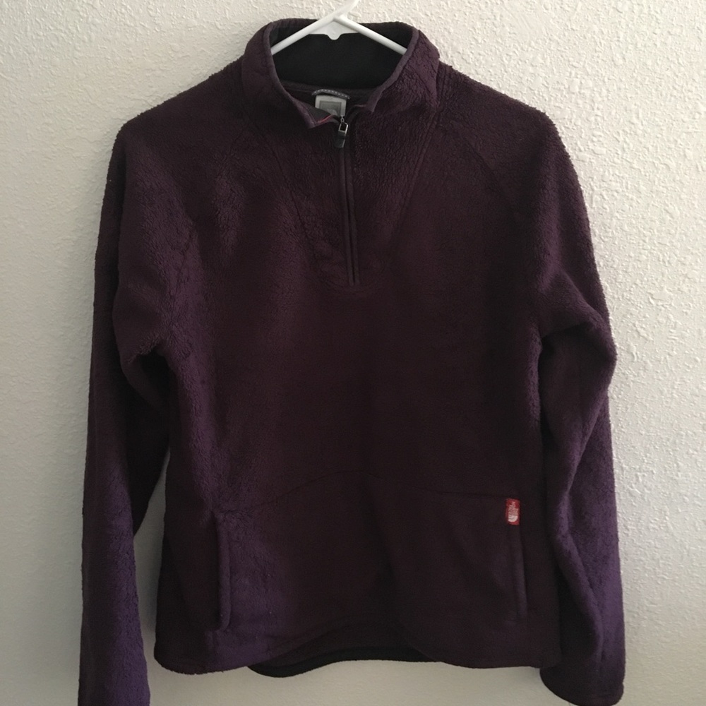 Purple fuzzy jacket